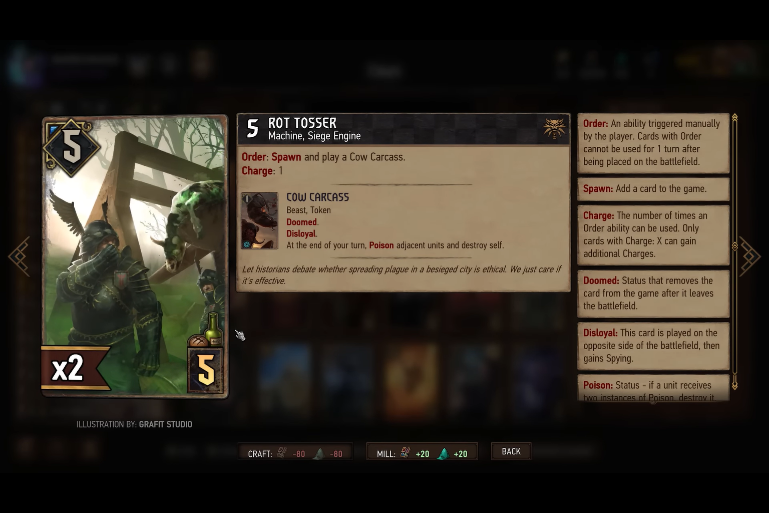 Cow Carcass Gwent: The Mysteries Of A Pivotal In-Game Item