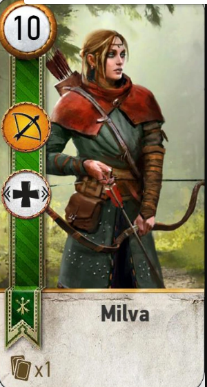 Who is Milva in the Witcher games?